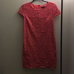 Banana Republic Salmon lace dress